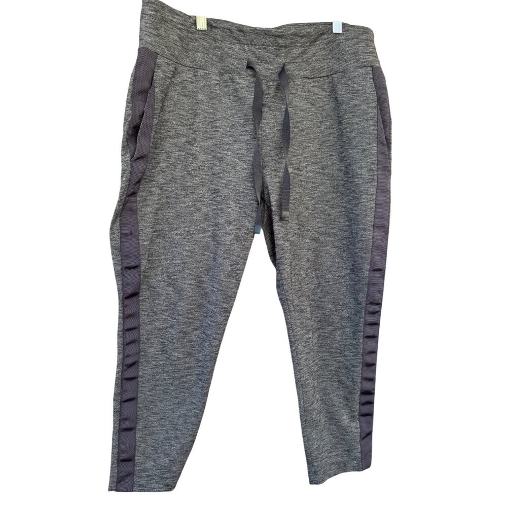 Athleta Metro Downtown Ankle Pants Gray Heather Large